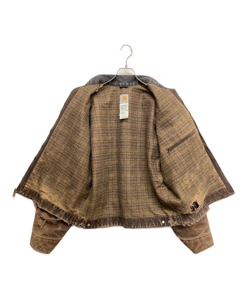 CarHartt（カーハート）CarHartt (カーハート) 襤褸デトロイトジャケット ブラウン サイズ:Lの古着・服飾アイテム