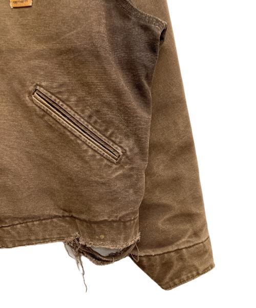 CarHartt（カーハート）CarHartt (カーハート) 襤褸デトロイトジャケット ブラウン サイズ:Lの古着・服飾アイテム