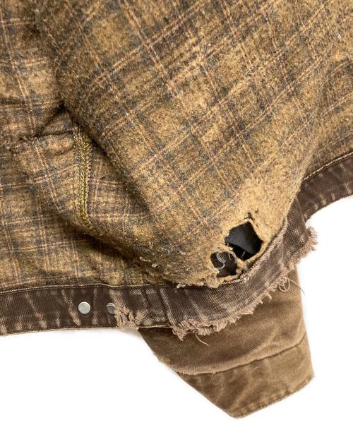 CarHartt（カーハート）CarHartt (カーハート) 襤褸デトロイトジャケット ブラウン サイズ:Lの古着・服飾アイテム