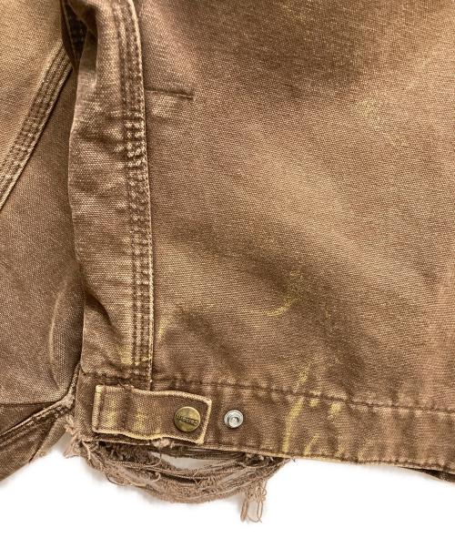 CarHartt（カーハート）CarHartt (カーハート) 襤褸デトロイトジャケット ブラウン サイズ:Lの古着・服飾アイテム