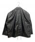 WYM LIDNM (ウィム バイ リドム) ARTIFICIAL GRAIN MILITARY BLOUSON ブラック サイズ:L：6000円
