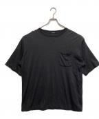 COMOLIコモリ）の古着「サマーウール 半袖Tシャツ」｜ブラック
