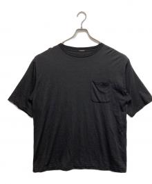 COMOLI（コモリ）の古着「サマーウール 半袖Tシャツ」｜ブラック