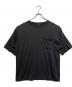 COMOLI（コモリ）の古着「サマーウール 半袖Tシャツ」｜ブラック