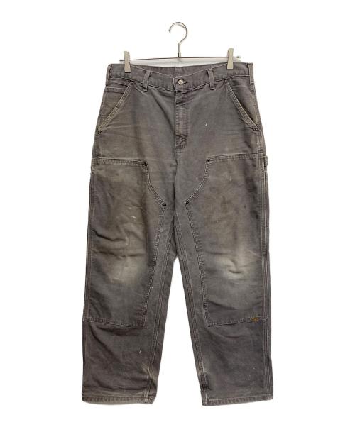 CarHartt（カーハート）CarHartt (カーハート) リペアダブルニーペインターパンツ グレー サイズ:34-30の古着・服飾アイテム