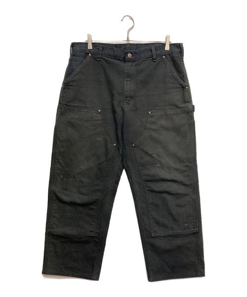 CarHartt（カーハート）CarHartt (カーハート) ダブルニーペインターパンツ ブラック サイズ:36×32の古着・服飾アイテム