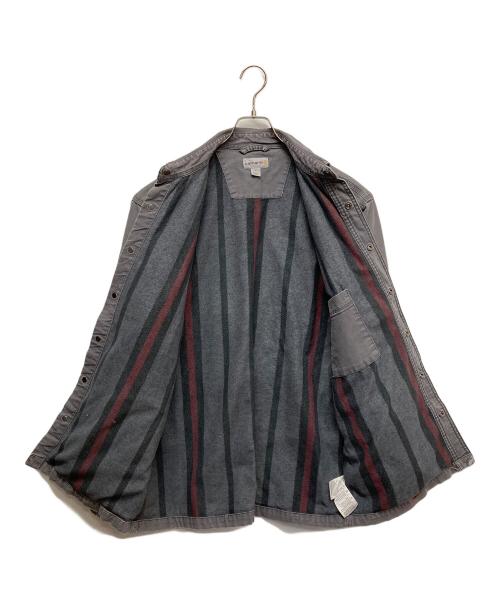 CarHartt（カーハート）CarHartt (カーハート) ワークシャツジャケット グレー サイズ:Mの古着・服飾アイテム