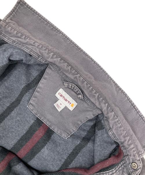 CarHartt（カーハート）CarHartt (カーハート) ワークシャツジャケット グレー サイズ:Mの古着・服飾アイテム