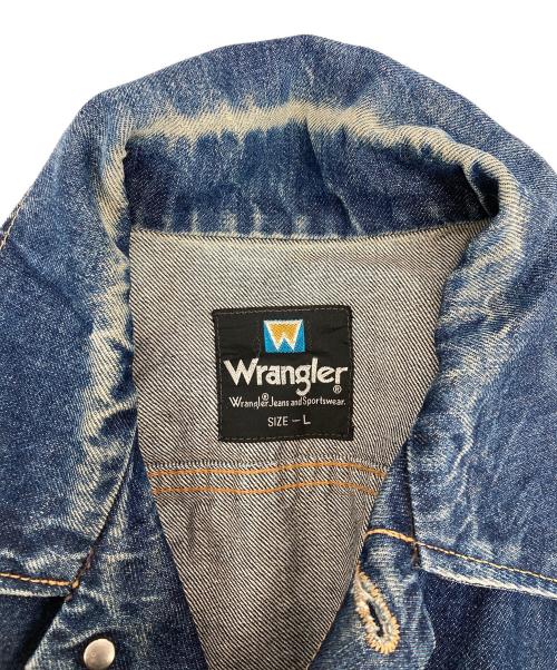 Wrangler（ラングラー）Wrangler (ラングラー) 124MJ デニムジャケット ブルー サイズ:Lの古着・服飾アイテム