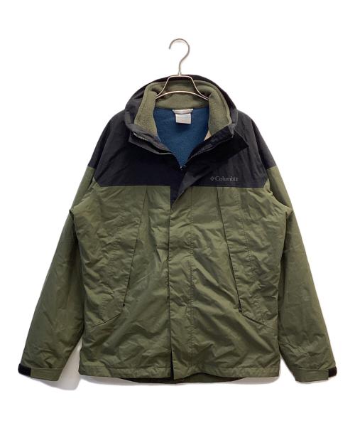 Columbia（コロンビア）Columbia (コロンビア) Fleece Interchange Jacket グリーン サイズ:Lの古着・服飾アイテム