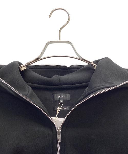 BEAMS（ビームス）BEAMS (ビームス) Full Face Zip Hoodie ブラック サイズ:Mの古着・服飾アイテム
