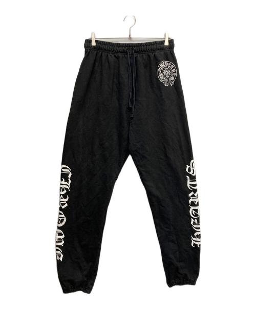 CHROME HEARTS（クロムハーツ）CHROME HEARTS (クロムハーツ) CHプラスサイドロゴスウェットパンツ ホワイト×ブラック サイズ:Lの古着・服飾アイテム