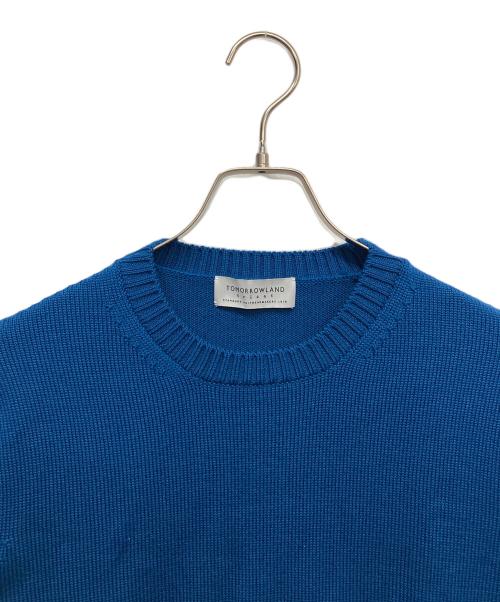 TOMORROW LAND（トゥモローランド）TOMORROW LAND (トゥモローランド) メリノベーシック クルーネックプルオーバー ブルー サイズ:Sの古着・服飾アイテム