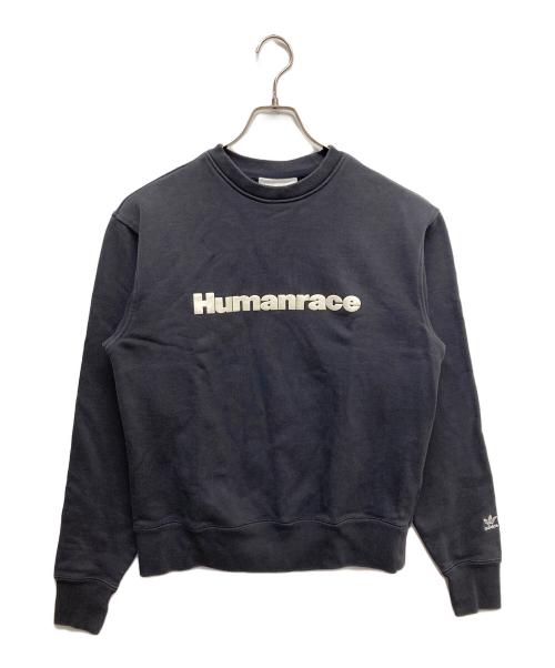 adidas（アディダス）adidas (アディダス) Humanrace (ヒューマンレース) Basics Crew Sweater グレー サイズ:Sの古着・服飾アイテム