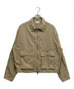 maison kitsuneメゾンキツネ）の古着「ZIPPED JACKET」｜ベージュ