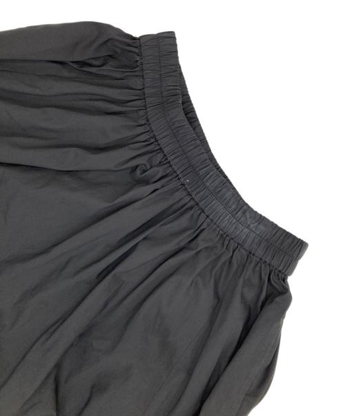 Spick and Span（スピック＆スパン）Spick and Span (スピック＆スパン) CO/PE撥水ギャザースカート ブラック サイズ:38の古着・服飾アイテム