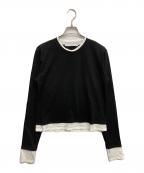 FRAMeWORKフレームワーク）の古着「レイヤードライクTシャツ」｜ブラック