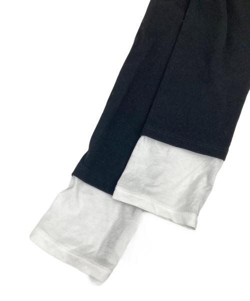 FRAMeWORK（フレームワーク）FRAMeWORK (フレームワーク) レイヤードライクTシャツ ブラック サイズ:無しの古着・服飾アイテム