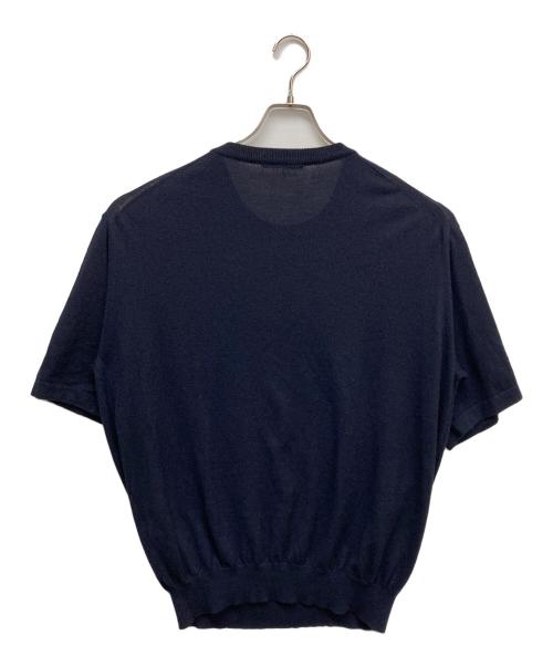 AURALEE（オーラリー）AURALEE (オーラリー) CASHMERE HARD TWIST KNIT TEE ネイビー サイズ:5の古着・服飾アイテム
