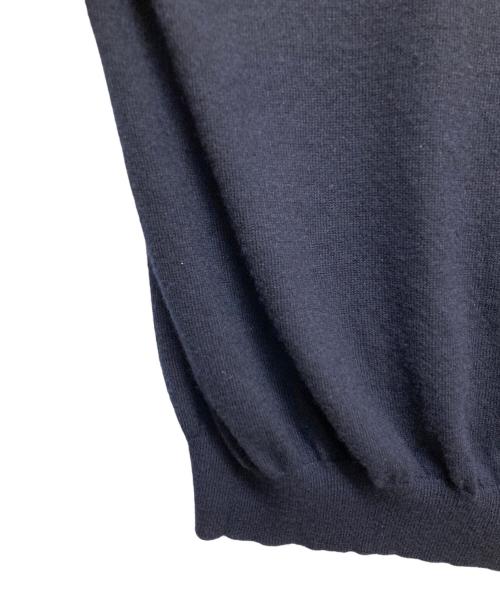 AURALEE（オーラリー）AURALEE (オーラリー) CASHMERE HARD TWIST KNIT TEE ネイビー サイズ:5の古着・服飾アイテム