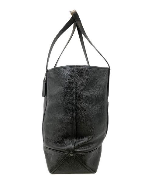 COACH（コーチ）COACH (コーチ) シボ革トートバッグ　トートバッグ　バッグ ブラックの古着・服飾アイテム