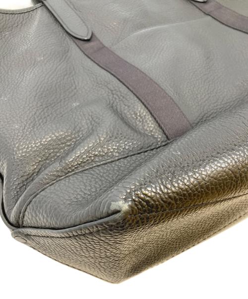 COACH（コーチ）COACH (コーチ) シボ革トートバッグ　トートバッグ　バッグ ブラックの古着・服飾アイテム