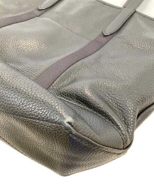 COACH（コーチ）COACH (コーチ) シボ革トートバッグ　トートバッグ　バッグ ブラックの古着・服飾アイテム