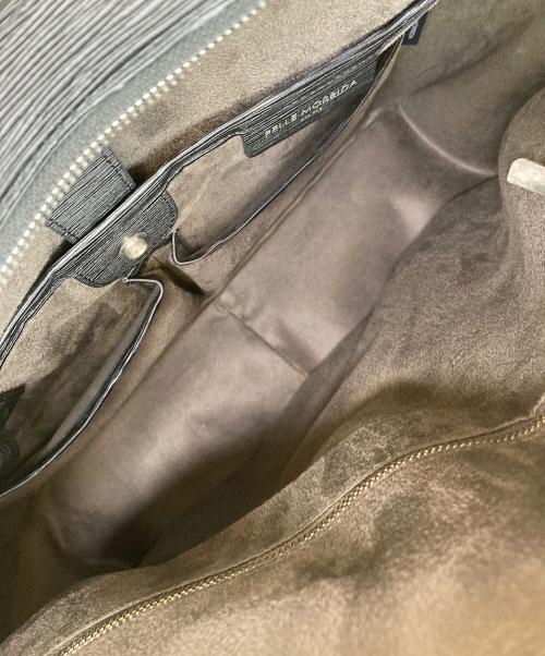 PELLE MORBIDA（ペッレモルビダ）PELLE MORBIDA (ペッレモルビダ) CAPITANO ブリーフバッグ(1室タイプ) ブラックの古着・服飾アイテム