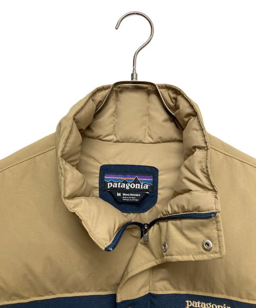 Patagonia（パタゴニア）Patagonia (パタゴニア) BIVY DOWN JACKET カーキ×ネイビー サイズ:Mの古着・服飾アイテム