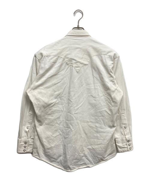 Rockmount Ranch Wear（ロックマウントランチウェア）Rockmount Ranch Wear (ロックマウントランチウェア) ウエスタンシャツ ホワイト サイズ:MEDIUMの古着・服飾アイテム