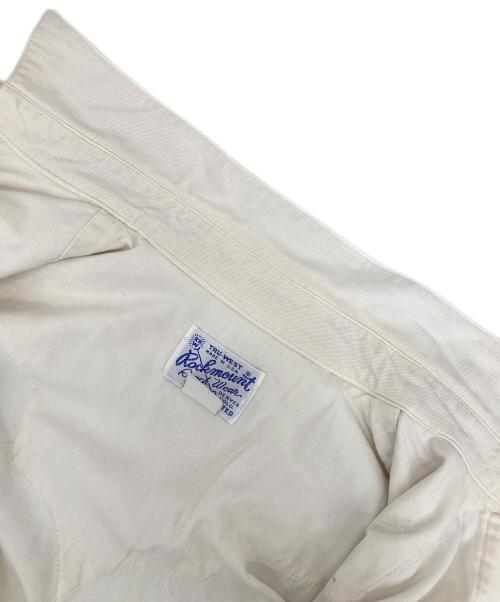 Rockmount Ranch Wear（ロックマウントランチウェア）Rockmount Ranch Wear (ロックマウントランチウェア) ウエスタンシャツ ホワイト サイズ:MEDIUMの古着・服飾アイテム
