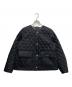 Barbour（バブアー）の古着「Paige ノーカラー キルティング ジャケット」｜ブラック