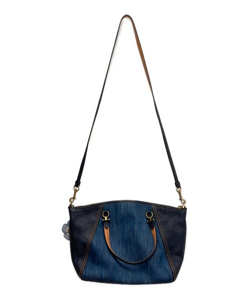 COACH（コーチ）COACH (コーチ) 2WAYバッグ ブルーの古着・服飾アイテム