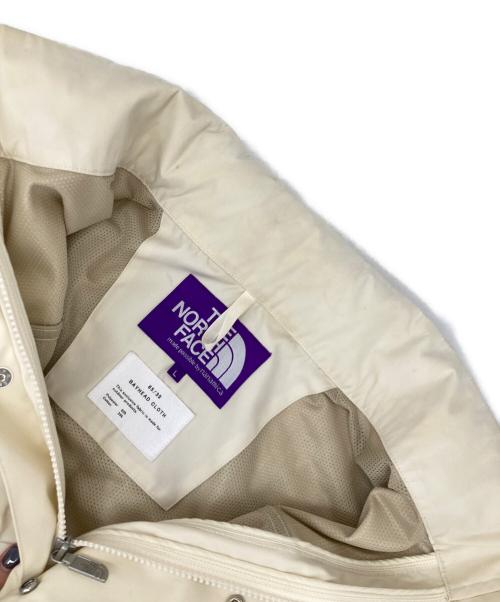 THE NORTHFACE PURPLELABEL（ザ・ノースフェイス パープルレーベル）THE NORTHFACE PURPLELABEL (ザ・ノースフェイス パープルレーベル) JOURNAL STANDARD (ジャーナルスタンダード) Bayhead Cloth マウンテンパーカー アイボリー サイズ:Lの古着・服飾アイテム