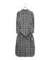 RRL（ダブルアールエル）の古着「Plaid Cotton-Linen Shirtdres」｜アイボリー×ブルー