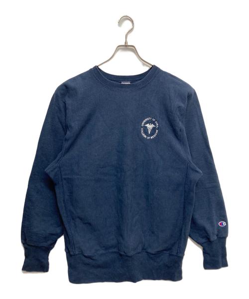 Champion REVERSE WEAVE（チャンピオン リバース ウィーブ）Champion REVERSE WEAVE (チャンピオン リバース ウィーブ) スウェット ネイビー サイズ:Lの古着・服飾アイテム