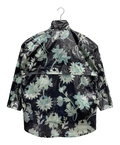 GIORGIO ARMANI（ジョルジオアルマーニ）GIORGIO ARMANI (ジョルジオアルマーニ) シアー総柄ジャケット ブラック サイズ:42の古着・服飾アイテム