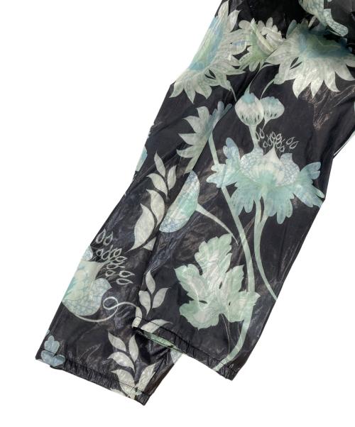 GIORGIO ARMANI（ジョルジオアルマーニ）GIORGIO ARMANI (ジョルジオアルマーニ) シアー総柄ジャケット ブラック サイズ:42の古着・服飾アイテム