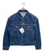 SOFTHYPHENソフトハイフン）の古着「TUCKED DETAIL DENIM JACKET」｜インディゴ