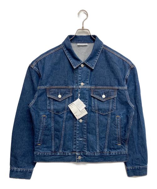 SOFTHYPHEN（ソフトハイフン）SOFTHYPHEN (ソフトハイフン) TUCKED DETAIL DENIM JACKET インディゴ サイズ:03の古着・服飾アイテム