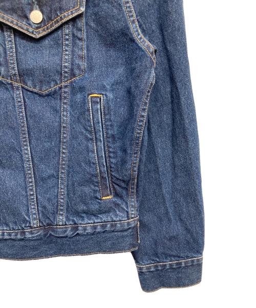 SOFTHYPHEN（ソフトハイフン）SOFTHYPHEN (ソフトハイフン) TUCKED DETAIL DENIM JACKET インディゴ サイズ:03の古着・服飾アイテム