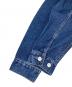 中古・古着 SOFTHYPHEN (ソフトハイフン) TUCKED DETAIL DENIM JACKET インディゴ サイズ:03：15000円