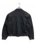 SOFTHYPHEN (ソフトハイフン) TUCKED DETAIL DENIM JACKET ブラック サイズ:03：15000円