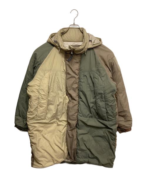 WILD THINGS（ワイルドシングス）WILD THINGS (ワイルドシングス) MONSTER PARKA ベージュ×カーキ サイズ:Mの古着・服飾アイテム