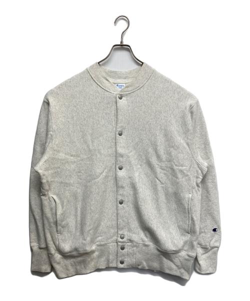 Champion REVERSE WEAVE（チャンピオン リバース ウィーブ）Champion REVERSE WEAVE (チャンピオン リバース ウィーブ) BEAMS (ビームス) ミンナノ　スウェット　トップス アイボリー サイズ:Ｌの古着・服飾アイテム