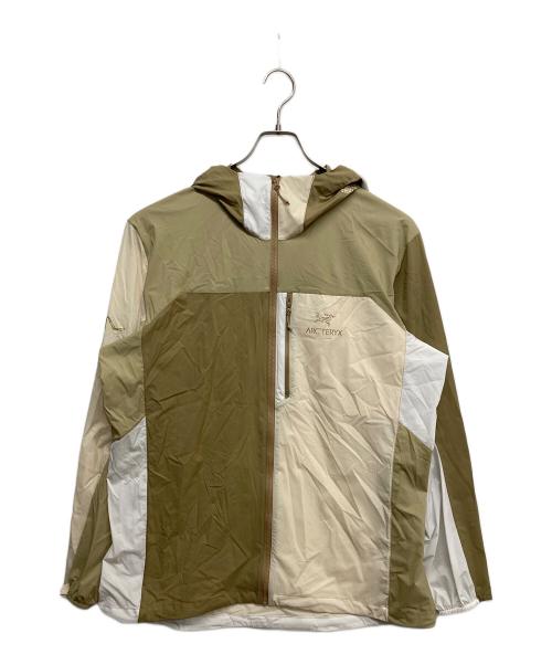 ARC'TERYX（アークテリクス）ARC'TERYX (アークテリクス) BEAMS (ビームス) Squamish Hoody-NAGOMI アイボリー×カーキ サイズ:XLの古着・服飾アイテム
