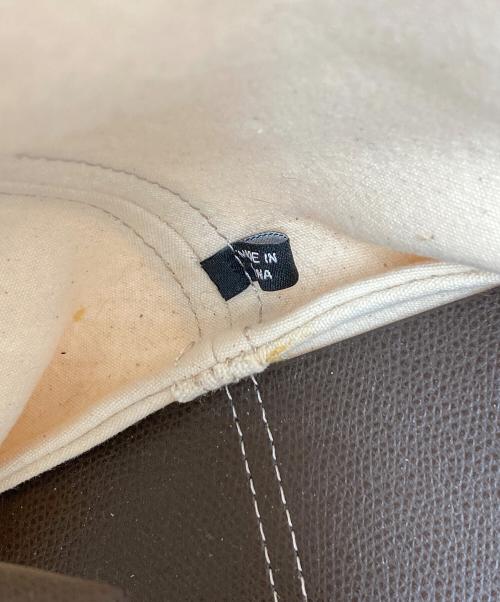 EMPORIO ARMANI（エンポリオ アルマーニ）EMPORIO ARMANI (エンポリオ アルマーニ) キャンバストートバッグ アイボリーの古着・服飾アイテム