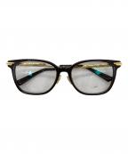 BOTTEGA VENETAボッテガベネタ）の古着「square glasses」｜ブラウン