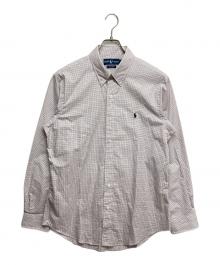 POLO RALPH LAUREN（ポロ・ラルフローレン）の古着「ボタンダウンシャツ」｜パープル