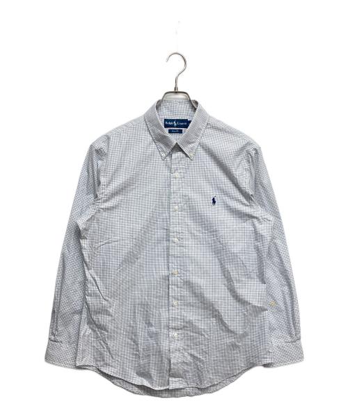 POLO RALPH LAUREN（ポロ・ラルフローレン）POLO RALPH LAUREN (ポロ・ラルフローレン) ボタンダウンシャツ ブルー サイズ:Lの古着・服飾アイテム